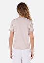 thumb-Показати інформацію про Футболка З Коротким Рукавом Жіноча Бежева  Cl1069396