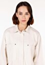 thumb-Показати інформацію про Сорочка З Довгим Рукавом Жіноча Бежева  Cl1070310