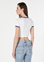 thumb-Показати інформацію про Футболка З Коротким Рукавом Жіноча Біла  Cl1060174