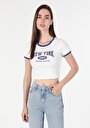 thumb-Показати інформацію про Футболка З Коротким Рукавом Жіноча Біла  Cl1060174