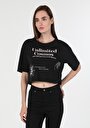 thumb-Показати інформацію про Футболка З Коротким Рукавом Жіноча Чорна  Cl1060188