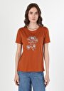 thumb-Показати інформацію про Футболка З Коротким Рукавом Жіноча Помаранчева  Cl1060205