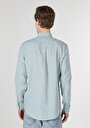 thumb-Показати інформацію про Сорочка З Довгим Рукавом Чоловіча Бірюзова  Cl1058812