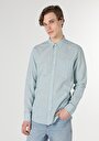 thumb-Показати інформацію про Сорочка З Довгим Рукавом Чоловіча Бірюзова  Cl1058812