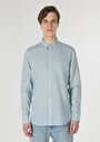 thumb-Показати інформацію про Сорочка З Довгим Рукавом Чоловіча Бірюзова  Cl1058812