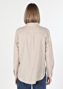 thumb-Показати інформацію про Сорочка З Довгим Рукавом Жіноча Бежева  Cl1060252