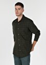 thumb-Показати інформацію про Сорочка З Довгим Рукавом Чоловіча Зелена  Cl1054877