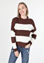 thumb-Показати інформацію про Светр Жіночий Коричневий  Cl1060295