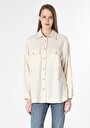 thumb-Показати інформацію про Сорочка З Довгим Рукавом Жіноча Бежева  Cl1061865