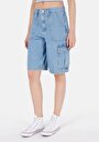 thumb-Показати інформацію про Шорти Жіночі Блакитні  Cl1068611