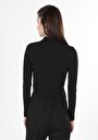 thumb-Показати інформацію про Футболка З Довгим Рукавом Жіноча Чорна  Cl1060592
