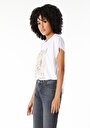 thumb-Показати інформацію про Футболка З Коротким Рукавом Жіноча Біла  Cl1060610