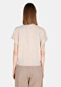 thumb-Показати інформацію про Светр Із Коротким Рукавом Жіночий Бежевий  Cl1073130