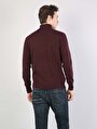 thumb-Показати інформацію про Светр Чоловічий Бордовий Вузького Крою Cl1023624