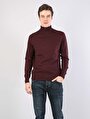 thumb-Показати інформацію про Светр Чоловічий Бордовий Вузького Крою Cl1023624