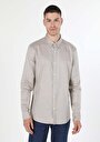 thumb-Показати інформацію про Сорочка З Довгим Рукавом Чоловіча Бежева  Cl1048576