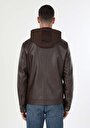 thumb-Показати інформацію про Куртка З Еко-шкіри Чоловіча Коричнева  Cl1054817