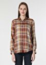 thumb-Показати інформацію про Сорочка З Довгим Рукавом Жіноча Коричнева  Cl1060010