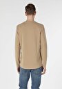 thumb-Показати інформацію про Футболка З Довгим Рукавом Чоловіча Бежева  Cl1056943