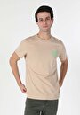 thumb-Показати інформацію про Футболка З Коротким Рукавом Чоловіча Бежева  Cl1057612