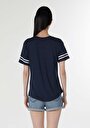 thumb-Показати інформацію про Футболка З Коротким Рукавом Жіноча Синя  Cl1058135