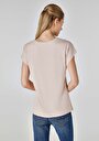thumb-Показати інформацію про Футболка З Коротким Рукавом Жіноча Бежева  Cl1063241