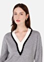 thumb-Показати інформацію про Светр Жіночий Сірий  Cl1070282