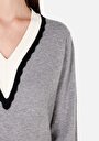 thumb-Показати інформацію про Светр Жіночий Сірий  Cl1070282