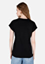 thumb-Показати інформацію про Футболка З Коротким Рукавом Жіноча Чорна  Cl1066578