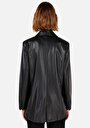 thumb-Показати інформацію про Куртка З Еко-шкіри Жіноча Чорна  Cl1070369