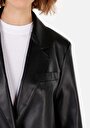 thumb-Показати інформацію про Куртка З Еко-шкіри Жіноча Чорна  Cl1070369