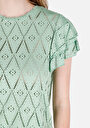 thumb-Показати інформацію про Футболка З Коротким Рукавом Жіноча Зелена  Cl1067995