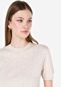 thumb-Показати інформацію про Светр Із Коротким Рукавом Жіночий Бежевий  Cl1068077