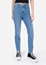 thumb-Показати інформацію про 703 Carla Джинси Жіночі Блакитні Вузького Крою Cl1068782