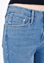 thumb-Показати інформацію про 703 Carla Джинси Жіночі Блакитні Вузького Крою Cl1068782