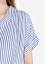 thumb-Показати інформацію про Сорочка З Коротким Рукавом Жіноча Блакитна  Cl1068893