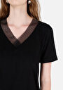 thumb-Показати інформацію про Футболка З Коротким Рукавом Жіноча Чорна  Cl1069118