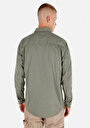 thumb-Показати інформацію про Сорочка З Довгим Рукавом Чоловіча Зелена  Cl1071462