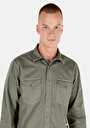 thumb-Показати інформацію про Сорочка З Довгим Рукавом Чоловіча Зелена  Cl1071462