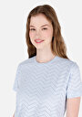 thumb-Показати інформацію про Футболка З Коротким Рукавом Жіноча Блакитна  Cl1071982