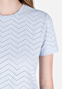 thumb-Показати інформацію про Футболка З Коротким Рукавом Жіноча Блакитна  Cl1071982