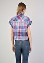 thumb-Показати інформацію про Сорочка З Коротким Рукавом Жіноча Блакитна  Cl1042213