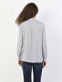 thumb-Показати інформацію про Сорочка З Довгим Рукавом Жіноча Сіра  Cl1047966