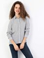 thumb-Показати інформацію про Сорочка З Довгим Рукавом Жіноча Сіра  Cl1047966