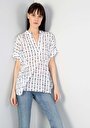 thumb-Показати інформацію про Сорочка З Коротким Рукавом Жіноча Біла  Cl1042957