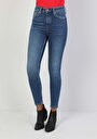 thumb-Показати інформацію про 760 Diana Джинси Жіночі Блакитні Супер Вузького Крою Cl1048750