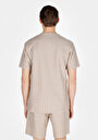 thumb-Показати інформацію про Футболка З Коротким Рукавом Чоловіча Бежева  Cl1074141