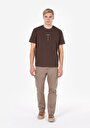 thumb-Показати інформацію про Футболка З Коротким Рукавом Чоловіча Коричнева  Cl1072057