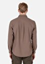 thumb-Показати інформацію про Сорочка З Довгим Рукавом Чоловіча Бежева  Cl1072116