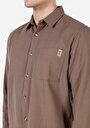 thumb-Показати інформацію про Сорочка З Довгим Рукавом Чоловіча Бежева  Cl1072116